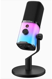 MAONO Mikrofon PD100X RGB Kardioidalny Czarny