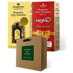 Zestaw Langsteiner Oryginalne Zioła Szwedzkie, 500 ml +