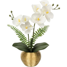 Briful Sztuczne storczyki, kwiaty, mała sztuczna orchidea, aranżacje