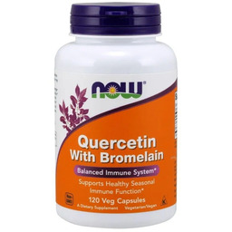 Quercetin with Bromelain kwercetyna z bromelainą 120 kapsułek