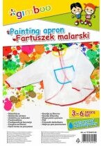 Fartuszek do prac plastycznych z rękawami mix kolorów