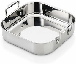 Le Creuset Kwadratowa brytfanna ze stali nierdzewnej 3-ply,