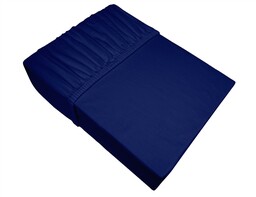 Greno Prześcieradło jersey 120x200 granatowe z gumką Bielbaw