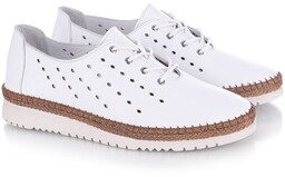 Półbuty damskie Loretta Vitale EE/900 WHITE 38