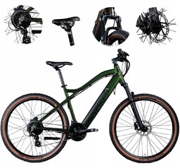 Rower Elektryczny Górski 27,5 Hydraulika Mtb Altus Amortyzator