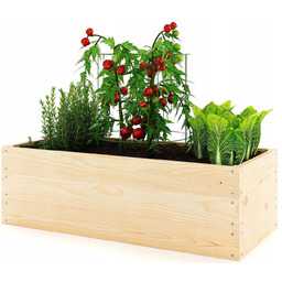 Donica na Warzywa 100x40cm Drewniany Warzywniak Podwyższona Grządka