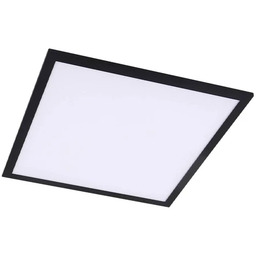 Lampa Sufitowa Lindby, Enhife, czarny, gabinet pracownia, aluminium,
