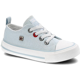 Big Star Niebieskie Trampki Dziecięce Wsuwane Buty