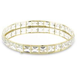 Taca lustrzana złota glamour dekoracyjna 4,5x28 145571