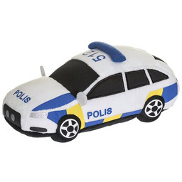 TEDDYKOMPANIET Maskotka Wheels Samochód policyjny 03062