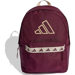 adidas uniseks-volwassene adidas CLASSIC TAPE BACKPACK, maroon/Crystal Linen,