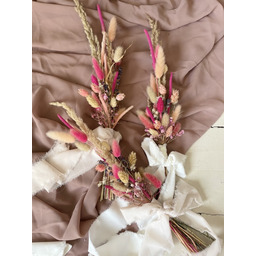 Pakamera Palma wielkanocna palemka różowa suszone kwiaty