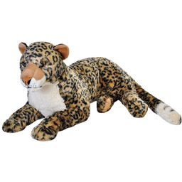 Duży pluszowy leopard leżący 76 cm maskotka