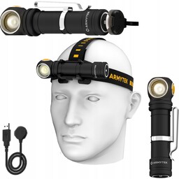 Mocna Czołówka Akumulatorowa Latarka Czołowa Na Głowę Lampa