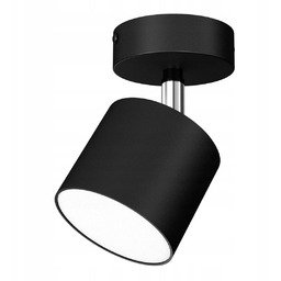 Lampa ścienna Spot Dixie Czarny Tuba 1xGX53 Kinkiet