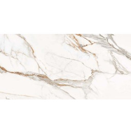 Gres szkliwiony CALACATTA ARABESCO white satin 59,8x119,8 gat.