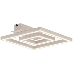 Lampa Sufitowa Lindby, Madamo, biały, salon, aluminium, nowoczesny