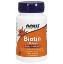 NOW FOODS Biotyna - Biotin 1000 mcg (100