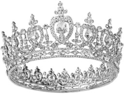 KORONA ozdoba do włosów damska ŚLUBNA diadem KRYSZTAŁY