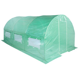 Tunel foliowy 3x4,5 m wzmocniony zielony