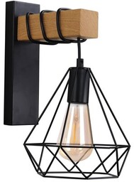 GOLDLUX Kinkiet Vigo Wood 314680 Czarno-brązowy