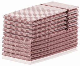 DecoKing Ścierka kuchenna Louie róża, 50 x 70