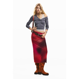 spódnica midi z tiulu