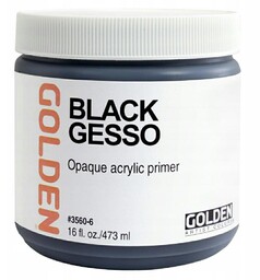 GAC Gesso grunt akrylowy czarny 473ml