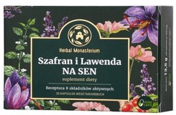 Szafran i Lawenda na sen, 30 kapsułek