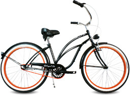 Rower Beach Cruiser damski 26 damka PUMPKIN ROYALBI