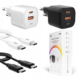2x Szybka Ładowarka Usb C Do Telefonu Uniwersalna