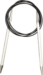 KnitPro K12242 druty do robienia na drutach, srebrne,