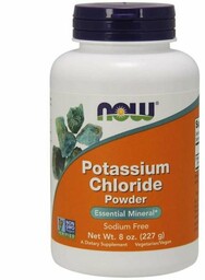 NOW FOODS Potassium Chloride - Chlorek Potasu (227