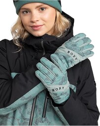 Roxy Rękawice JETTY GLOVES damskie zielone L