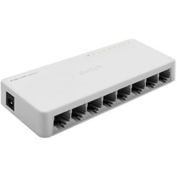 Switch niezarządzalny Qoltec przełącznik sieciowy 8 x port