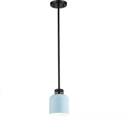 Elstead Lighting Lampa wisząca nad stół York jasnoniebieska
