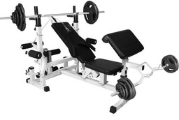 Ławka 6w1 + sztangi żeliwne Gorilla Sports, 2