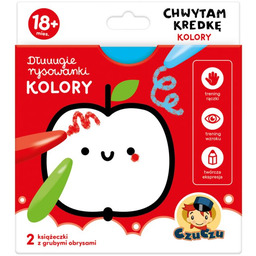 CzuCzu Dłuuugie rysowanki Chwytam kredkę kolory