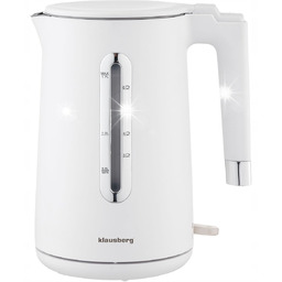 Czajnik elektryczny Klausberg KB-7890 1.7L stal 304 biały