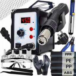 Spawarka Plastiku Stacja Lutownicza Hot Air Zgrzewarka Tworzyw