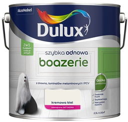 Farba DULUX szybka odnowa Boazerie Kremowa Biel 2,5l