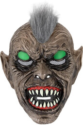 Maska Goblin z fluorescencyjnymi oczami - 1 szt.