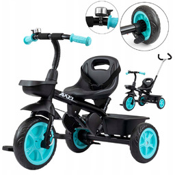 Rowerek trójkołowy dziecięcy biegowy Pchacz 3 Kołowy