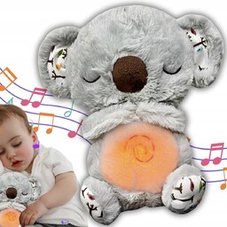 KOALA MIŚ SZUMIĄCY ODDYCHAJĄCA PRZYTULANKA MASKOTKA SZUMIĄCA USPOKAJACZ
