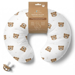 Bocioland, rogal do karmienia niemowląt Teddy Bear, zdejmowana