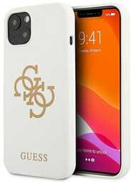 Guess GUHCP13SLS4GGWH iPhone 13 mini 5,4" biały/white hard