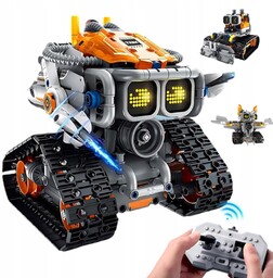 Klocki Robot Konstrukcyjne Gąsienicowy Do Programowania 541EL