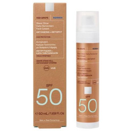 KORRES Red Grape Sheer Glow Daily Sunscreen Face