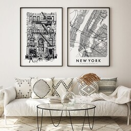 Pakamera Zestaw plakatów - Nowy Jork NYC