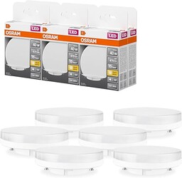 OSRAM Lampa LED: GX53, 6 W, matowe, Kąt